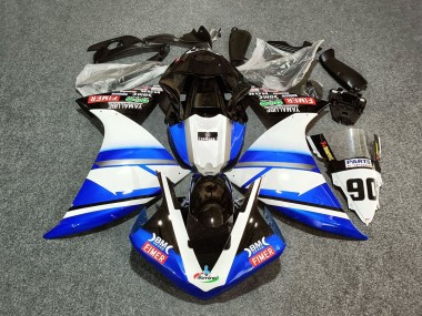 Carénages Moto Yamaha YZF 1000 R1 2012-2014 - Blanc Bleu Noir Fimer Yamalube 90 Vendre