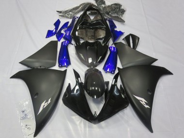 Carénages Moto Yamaha YZF 1000 R1 2012-2014 - Noir Brillant Noir Mat Bleu Vendre