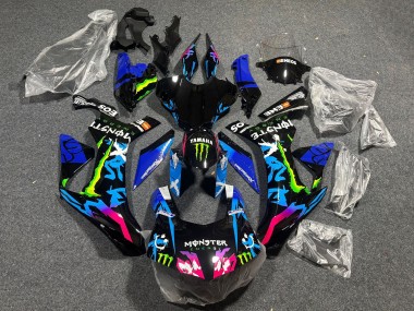 Carénages Moto Yamaha YZF 1000 R1 2015-2019 - Noir Bleu Rose Vert Monstre ENEOS Vendre