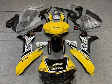 Carénages Moto Yamaha YZF 1000 R1 2015-2019 - Jaune Blanc Noir GYTR Vendre