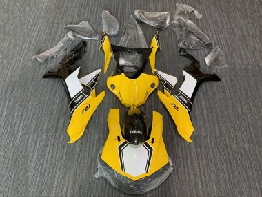 Kits Carénage Moto Yamaha YZF 1000 R1 2015-2019 - Jaune Blanc Noir Vendre