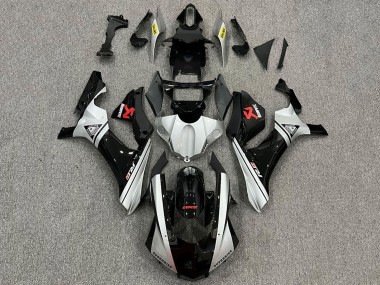 Carénages Moto Yamaha YZF 1000 R1 2015-2019 - Argent Noir Vendre