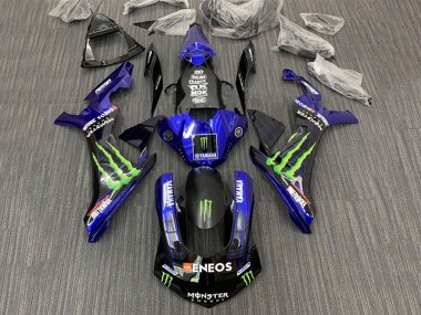 Carénages Moto Yamaha YZF 1000 R1 2015-2019 - Bleu Noir Monstre ENEOS Vendre