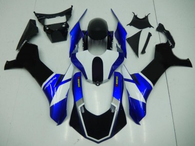 Carénages Moto Yamaha YZF 1000 R1 2015-2019 - Bleu Blanc Noir Vendre