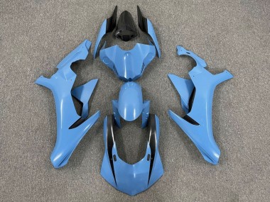 Carénages Moto Yamaha YZF 1000 R1 2015-2019 - Bleu Clair Noir Brillant Vendre