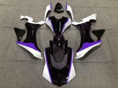 Carénages Moto Yamaha YZF 1000 R1 2015-2019 - Blanc Noir Brillant Violet Vendre