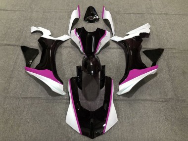 Carénages Moto Yamaha YZF 1000 R1 2015-2019 - Blanc Noir Brillant Rose Vendre