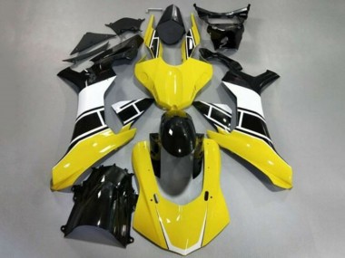 Carénage Moto Yamaha YZF 1000 R1 2015-2019 - Jaune Blanc Noir Vendre