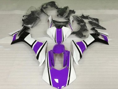 Carénages Moto Yamaha YZF 1000 R1 2015-2019 - Blanc Violet Noir Vendre