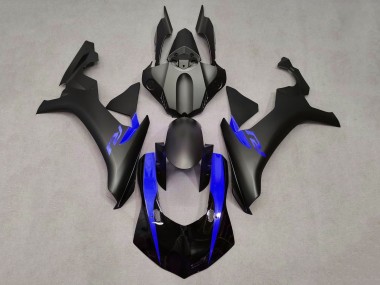 Carénages Moto Yamaha YZF 1000 R1 2015-2019 - Noir Mat Noir Brillant Bleu Vendre