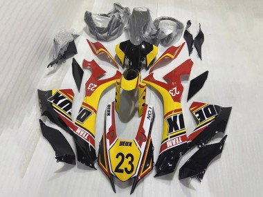 Carénages Moto Yamaha YZF 1000 R1 2020-2025 - Blanc Jaune Rouge Noir Vendre