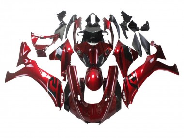 Carénages Moto Yamaha YZF 1000 R1 2020-2025 - Rouge Blanc Noir Bande Vendre