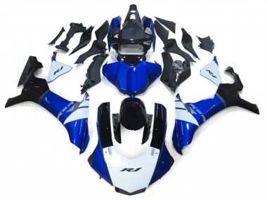 Kits Carénage Moto Yamaha YZF 1000 R1 2020-2025 - Blanc Bleu Noir Brillant Vendre