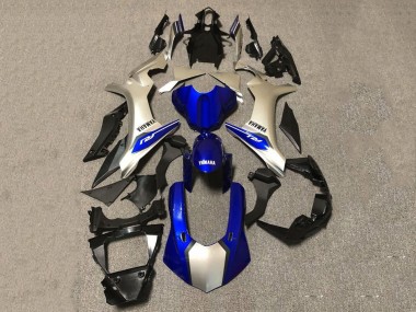 Carénages Moto Yamaha YZF 1000 R1 2020-2025 - Argent Bleu Noir Brillant Vendre