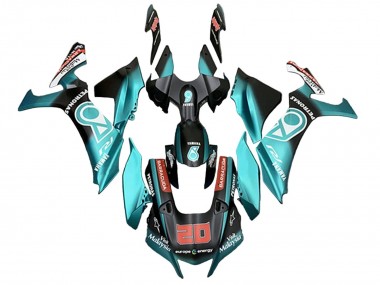 Carénages Moto Yamaha YZF 1000 R1 2020-2025 - Turquoise Bleu Noir Mat Petronas Vendre