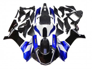 Carénages Moto Yamaha YZF 1000 R1 2020-2025 - Bleu Blanc Noir Akropovic Vendre