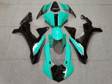 Carénages Moto Yamaha YZF 1000 R1 2020-2025 - Bleu Sarcelle Noir Brillant Vendre