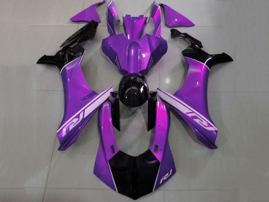 Carénages Moto Yamaha YZF 1000 R1 2020-2025 - Violet Argent Noir Brillant Vendre