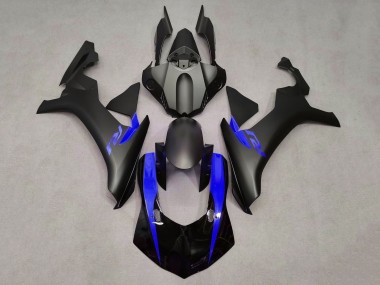Carénages Moto Yamaha YZF 1000 R1 2020-2025 - Noir Mat Bleu Vendre