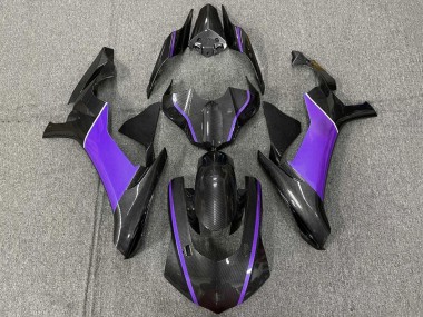 Carénages Moto Yamaha YZF 1000 R1 2020-2025 - Fausse Fibre de Carbone Violet Vendre