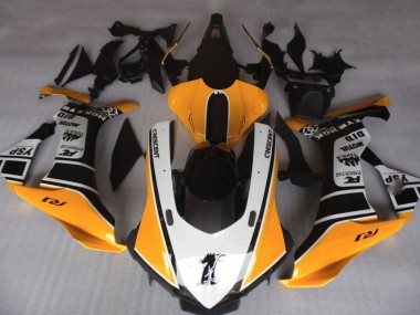 Carénages Moto Yamaha YZF 1000 R1 2020-2025 - Orange Blanc Noir Vendre
