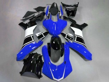 Carénages Moto Yamaha YZF 1000 R1 2020-2025 - Bleu Blanc Noir Brillant Vendre
