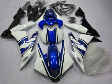 Carénage Moto Yamaha YZF 1000 R1 2004-2006 - Blanc Bleu Noir Vendre