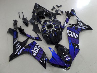 Carénages Moto Yamaha YZF 1000 R1 2007-2008 - Noir Bleu Violet Blanc Rossi Vendre