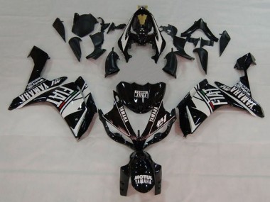 Carénages Moto Yamaha YZF 1000 R1 2007-2008 - Blanc Noir Fiat Vendre