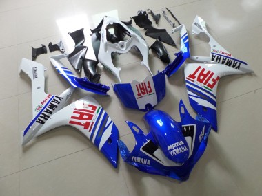Carénage Moto Yamaha YZF 1000 R1 2007-2008 - Blanc Bleu Rouge Fiat Vendre