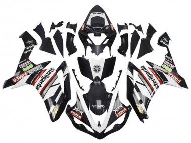 Carénages Moto Yamaha YZF 1000 R1 2007-2008 - Blanc Rouge Noir Volvo Fimer Yamalube Sterilgarda Vendre