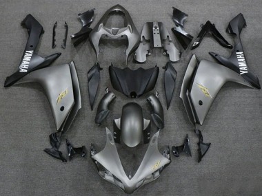 Carénages Moto Yamaha YZF 1000 R1 2007-2008 - Argent Foncé Noir Mat Vendre