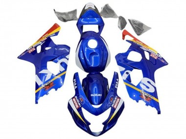 Carénages Moto Suzuki GSXR 600 / GSXR 750 2004-2005 - Bleu Blanc Jaune Rouge Vendre