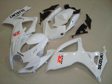 Carénages Moto Suzuki GSXR 600 / GSXR 750 2004-2005 - Blanc Rouge Noir Vendre