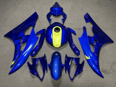 Carénages Moto Yamaha YZF R6 2006-2007 - Bleu Jaune Vendre