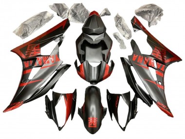 Carénage Moto Yamaha YZF R6 2006-2007 - Rouge Noir Mat Vendre
