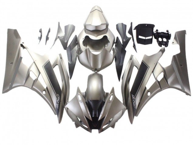 Carénages Moto Yamaha YZF R6 2006-2007 - Argent Gris
