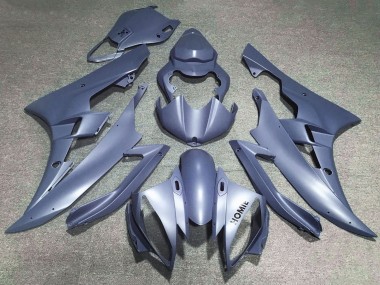 Carénages Moto Yamaha YZF R6 2006-2007 - Argent Mat Bleu Vendre