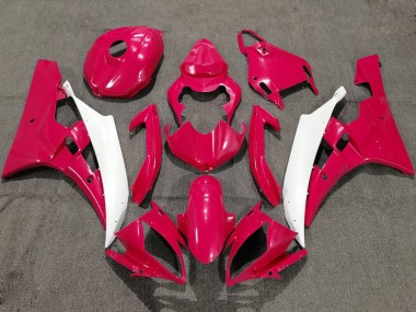 Carénages Moto Yamaha YZF R6 2006-2007 - Rouge Blanc Vendre