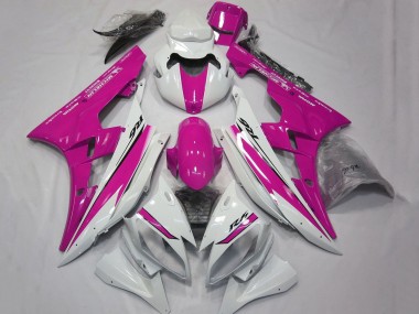 Carénages Moto Yamaha YZF R6 2006-2007 - Blanc Rose Vendre