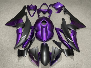 Carénage Moto Yamaha YZF R6 2008-2016 - Violet Noir Mat Vendre