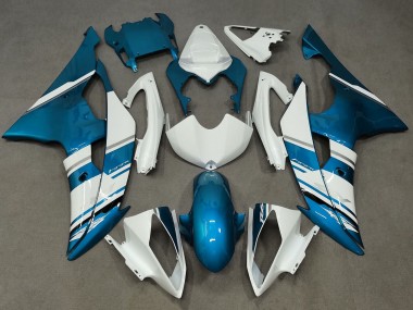 Carénage Moto Yamaha YZF R6 2008-2016 - Blanc Bleu Vendre