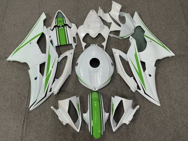 Carénage Moto Yamaha YZF R6 2008-2016 - Blanc Vert Vendre