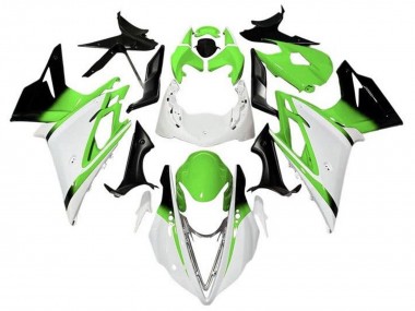 Carénages Moto Triumph Daytona 675 Triple 2013-2016 - Blanc Vert Noir Brillant Vendre