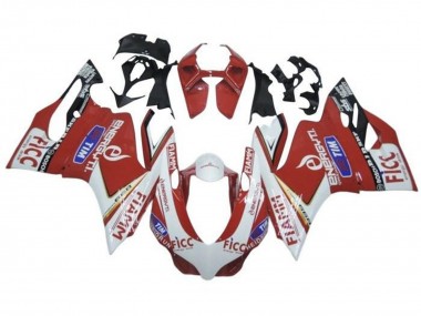 Carénages Moto Triumph Daytona 675 Triple 2013-2016 - Blanc Rouge Fiamm Vendre