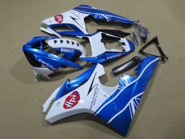 Carénages Moto Triumph Daytona 675 Triple 2006-2008 - Blanc Bleu Vendre