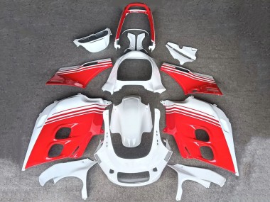 Carénages Moto Honda CBR1000F Hurricane 1987-1988 - Blanc Rouge Vendre