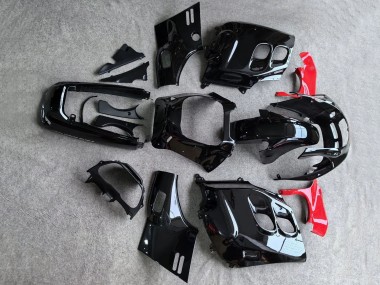 Carénages Moto Honda CBR1000F Hurricane 1987-1988 - Noir Brillant Rouge Vendre