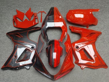 Carénages Moto Suzuki SV650 2003-2013 - Rouge Brillant Fibre de Carbone Vendre