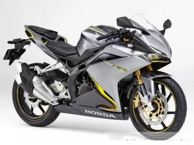 Carénages Moto Honda CBR250RR 2017-2022 - Argent Jaune Noir Mat Vendre